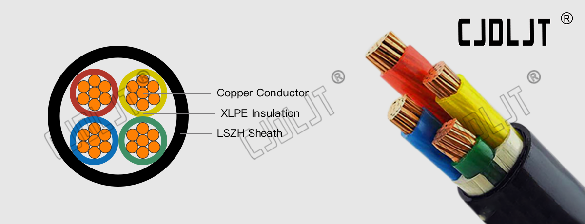 N2XY IEC 60502-1 XLPE PVC 0.61kV Cable